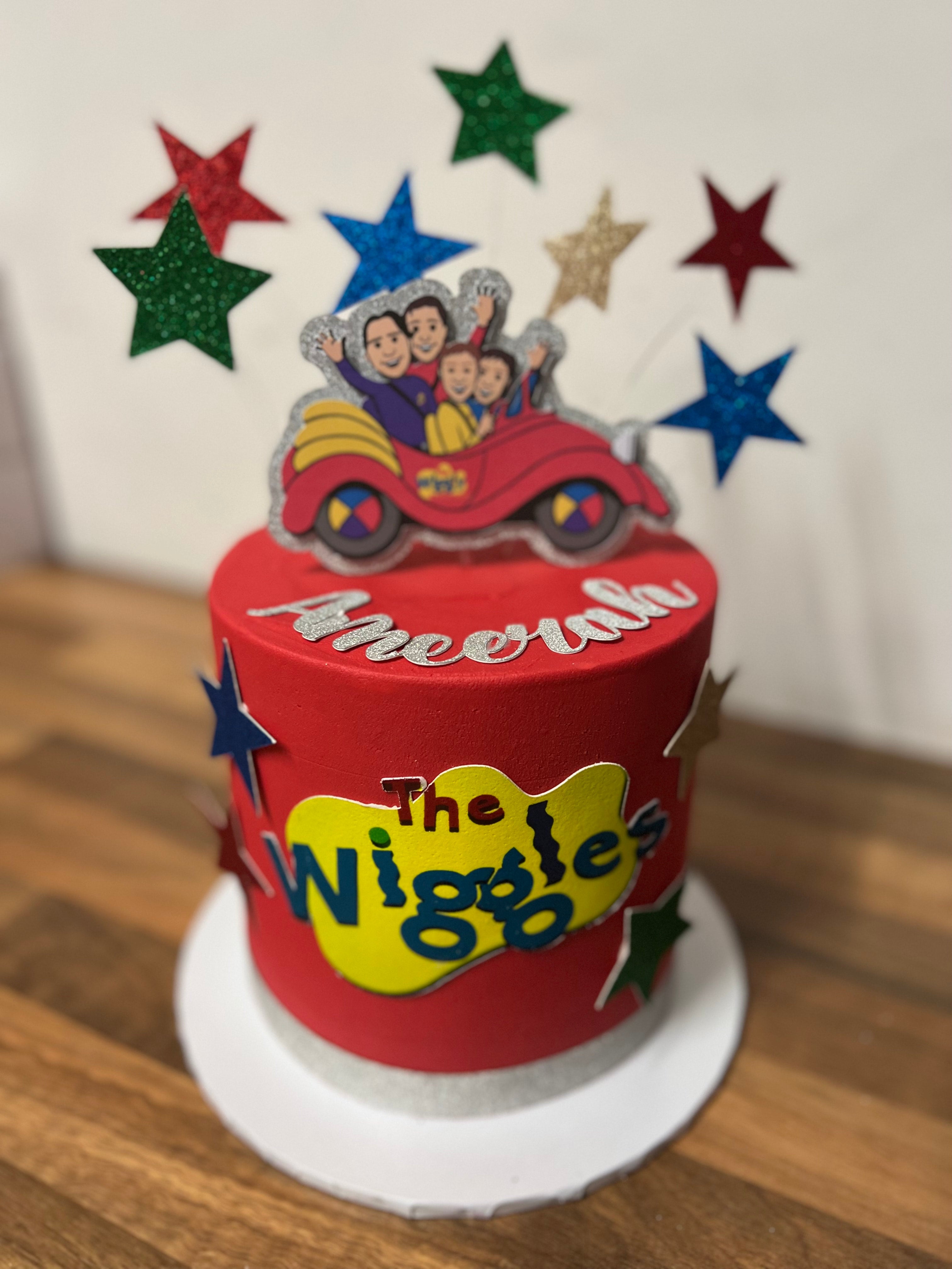 Amazon.com: WIGGLES NEW - Edible Cake Topper - 7.5